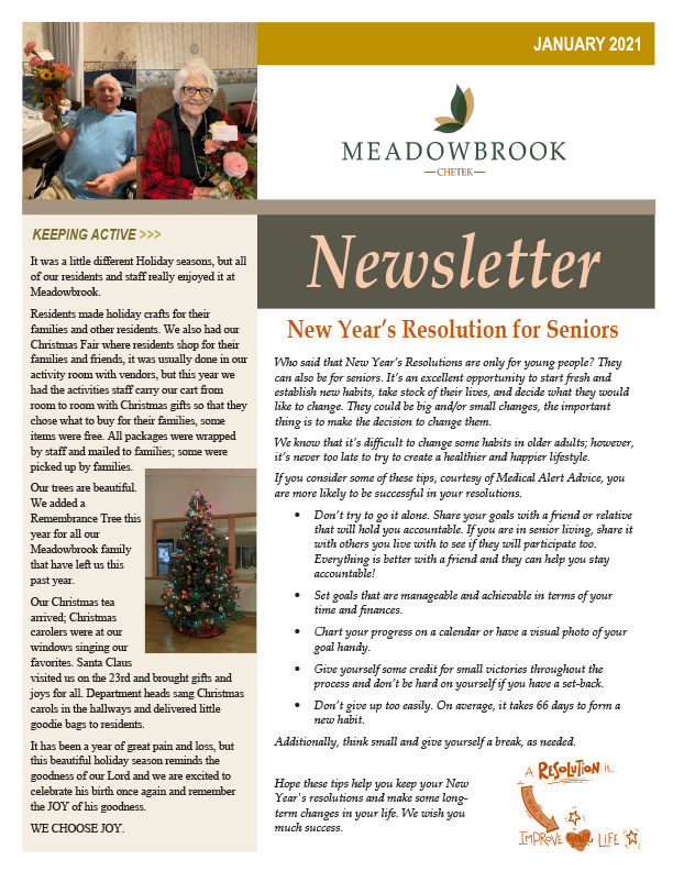 Click to open Newsletter in a new tab