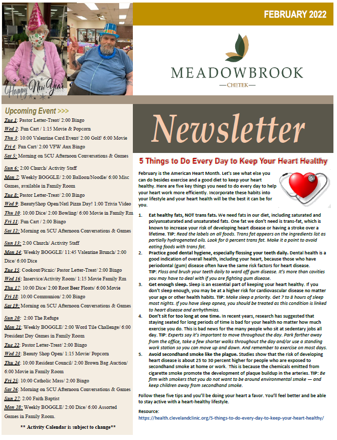 Click to open Newsletter in a new tab