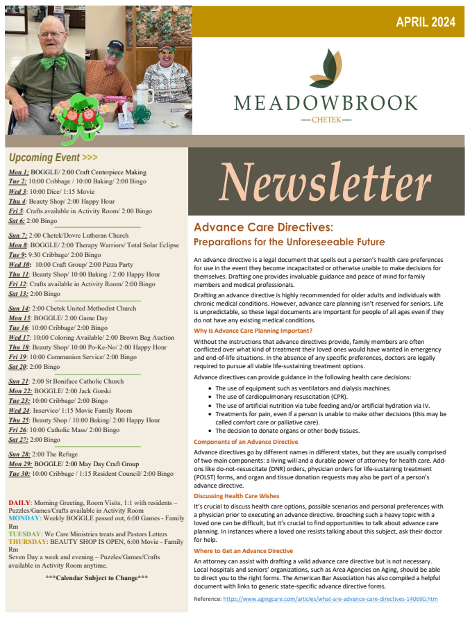 Click to open Newsletter in a new tab