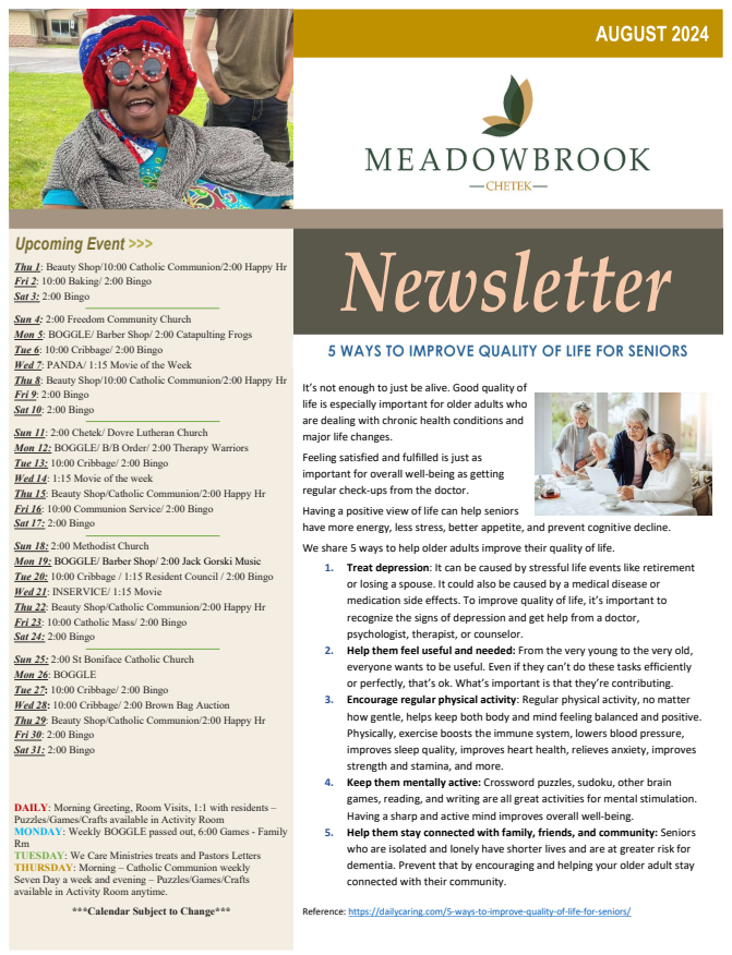 Click to open Newsletter in a new tab