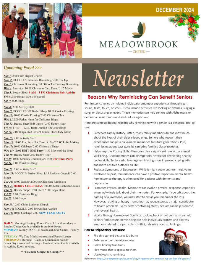 Click to open Newsletter in a new tab