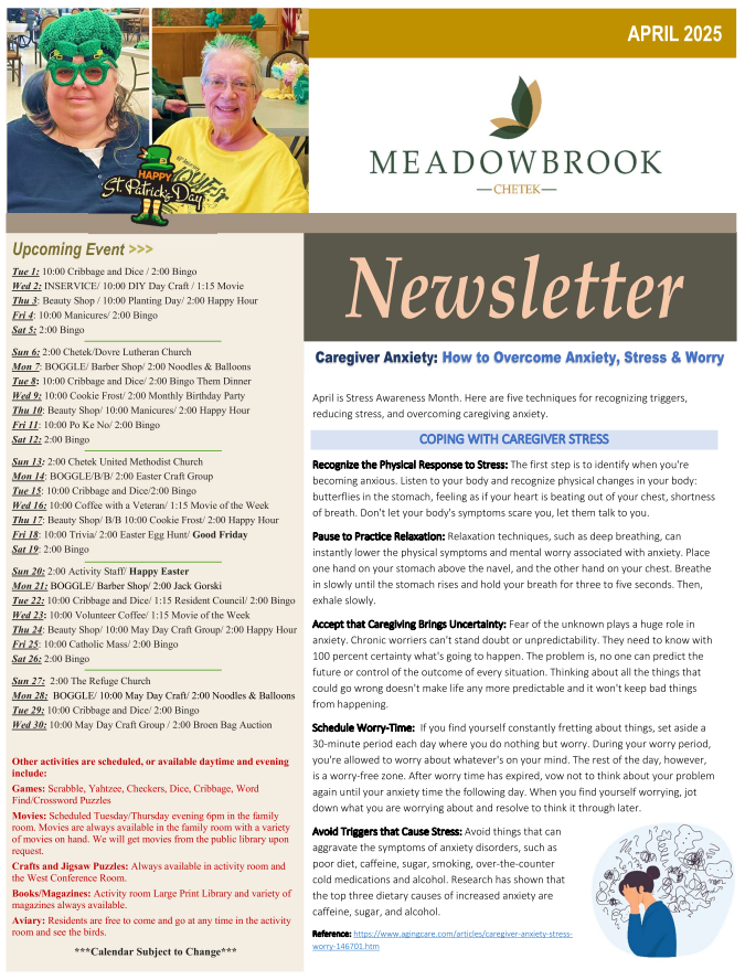 Click to open Newsletter in a new tab