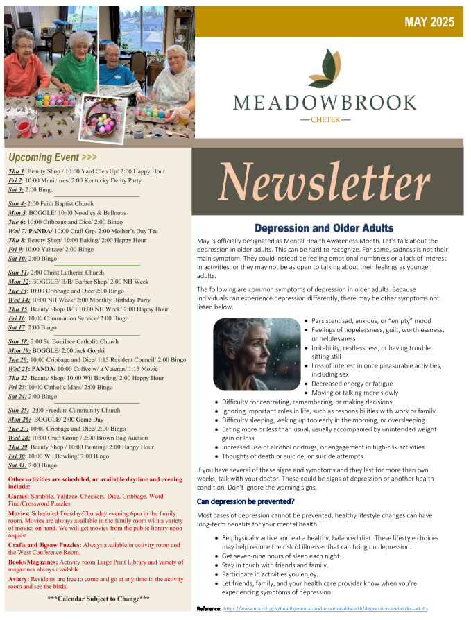 Click to open Newsletter in a new tab