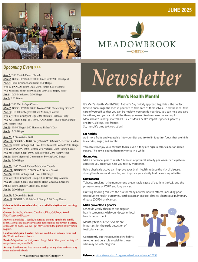 Click to open Newsletter in a new tab