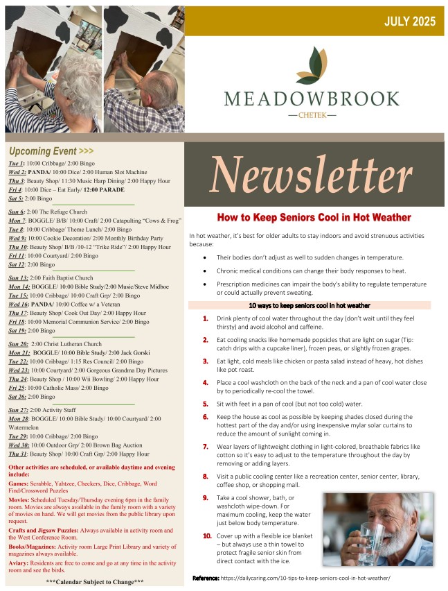 Click to open Newsletter in a new tab