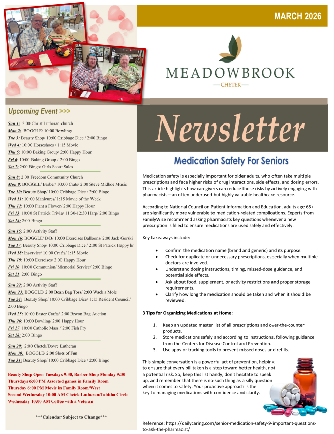 Click to open Newsletter in a new tab