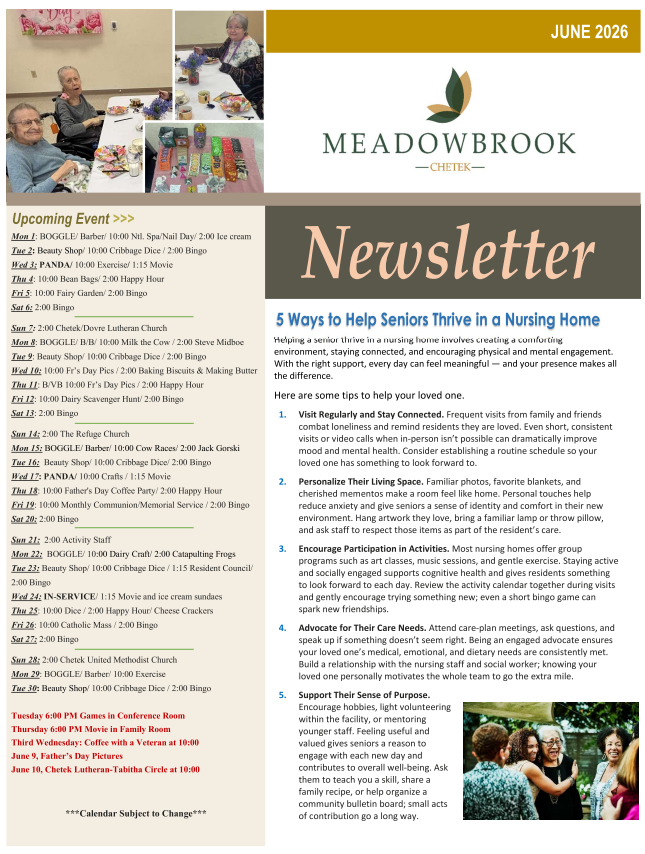 Click to open Newsletter in a new tab