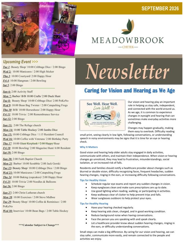 Click to open Newsletter in a new tab